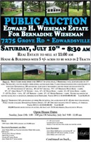 Estate of Edward H. Wiesman for Bernadine Wieseman