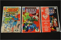 (3) DC JUSTICE LEAGUE COMICS