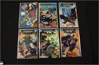 (6) DC BATMAN COMIC BOOKS MIX