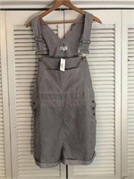 NWT KATYDID CORDUROY SHORT OVERALLS XL