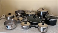 Mixed Brands Pots & Pans, Farberware, All-Clad ++