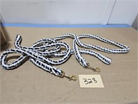2 - 8 foot horse leads