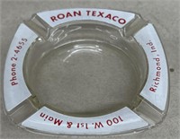 ROAN Texaco Richmond Indiana advertising ashtray