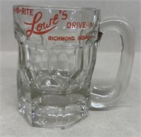 Lowe's drive-in Richmond Indiana mug