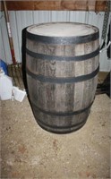 wood whiskey barrel