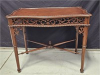 Ethan Allen Chippendale Style Carved Mahogany