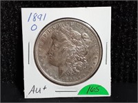 1891O Morgan Dollar