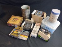 Box Lot of Nails and Screws, etc