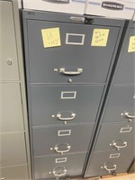 Steelmaster Grey File Cabinet 52.5H 26.5W 18D