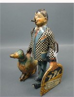 1930's Joe Penner & Goo Goo Duck Tin Wind Up Toy