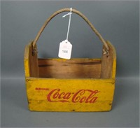 1940's Coca Cola Wooden Bottle Carrier