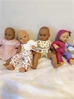 4 BABY DOLLS APPR. 21", ONE NEW, OTHERS HAVE