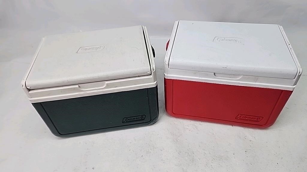 Coleman cooler lunch box lot