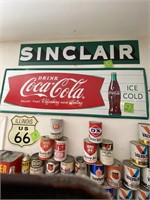 53 x 17 1/2 Coca-Cola tin sign, reproduction