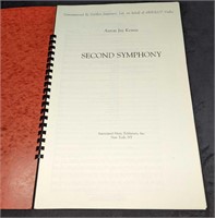 Aaron Jay Kernis Second Symphony Full Score Sheet