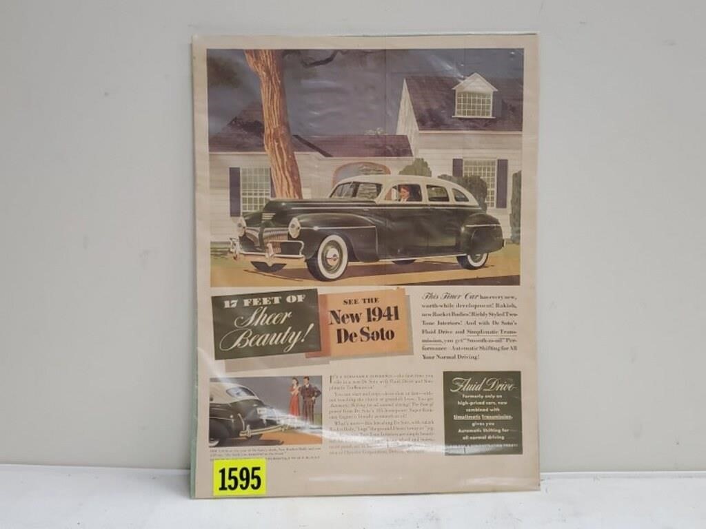 1941 DeSota magazine advertisement