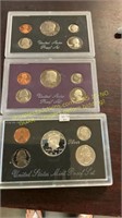 1983 & 85 US Proof Sets, 1997 US Mint Silver