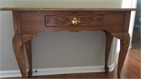 Wood Entry Table w Drawer 28x40x14