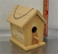 Wood birdhouse