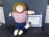 David Elliot Little People Doll w/ Birth Certifica