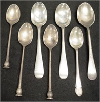 Miscellaneous group sterling silver Teaspoons
