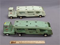 Lot of 2 Vintage Tonka Toy Truck Car Carriers