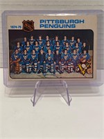 75/76 Pittsburgh Penguins Team Checklist