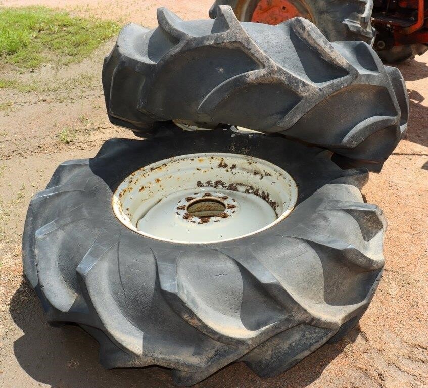Pair of 15-26 Firestone Farm Tractor Tires