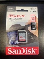 SanDisk Ultra PLUS 128GB SD Card