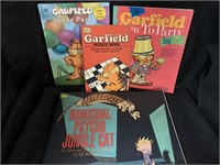 4 GARFIELD & CALVIN & HOBBS BOOKS