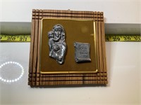 Pewter Relief Wall Decor