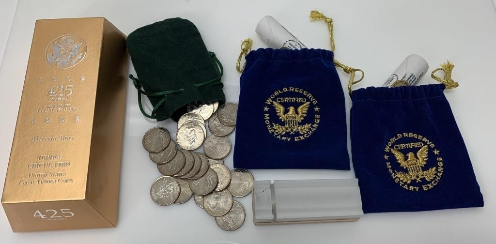 Collectible Quarters, Dollars Over 100 Coins