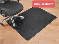 Hard Surface Chair Mat - No Lip, , Black 150cm