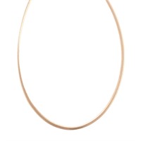 A Lady's 14K Yellow Gold Snake Chain