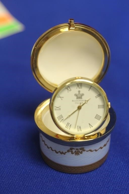 The Royal Collection Trinket Box Clock