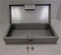 Vintage Metal Security Box w/ Keys