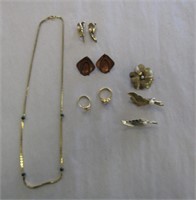 Vintage Brooches, Earrings & Necklace