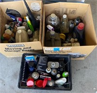 W - MIXED LOT OF PAINTS & LUBRICANTS (G86)