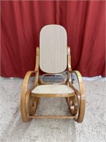 Beige rocking chair 21inch x 37inch x 38 inch