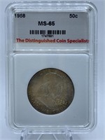 1958 - LIBERTY HALF - GRADED MS-65