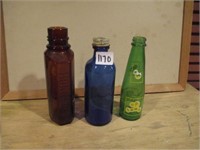 vintage bottles .