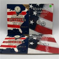 2 Sets Of Washington Quarters Collection Books