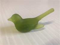 Westmoreland Glass Olive Green Bird