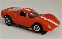 Aurora T-Jet #1381 HO Slot Car: Dino Ferrari Red
