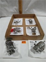 Pewter collectables as shown