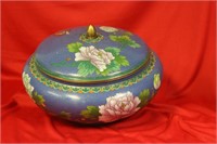 A Large Cloisonne Bowl with Lid