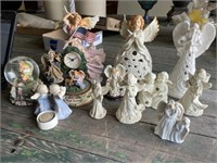 Large Lot of Angel Figurines