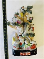 Porcelain ‘Lucky Fortune Tree’ Buddha