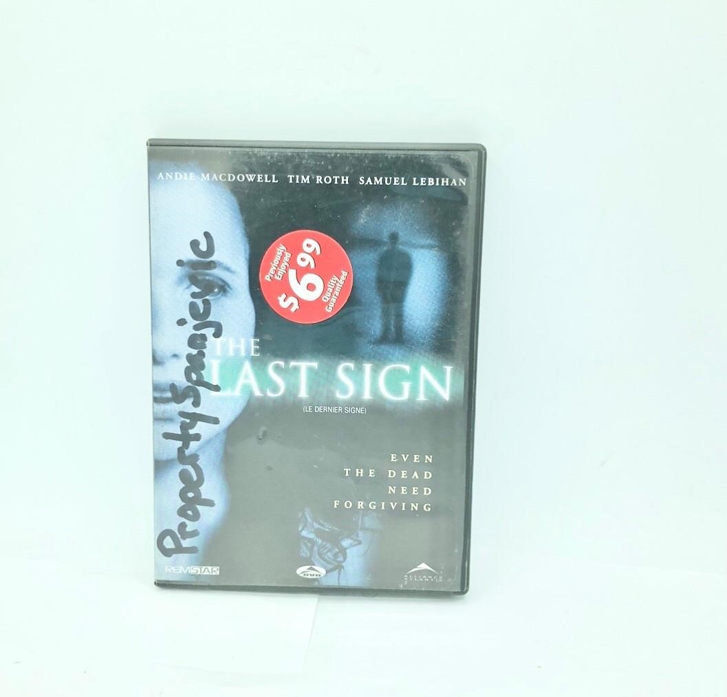 The Last Sign DVD  previously viewed