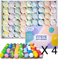 1 LOT (4) 54 PCS Bulk Bath Bombs with Small Gift